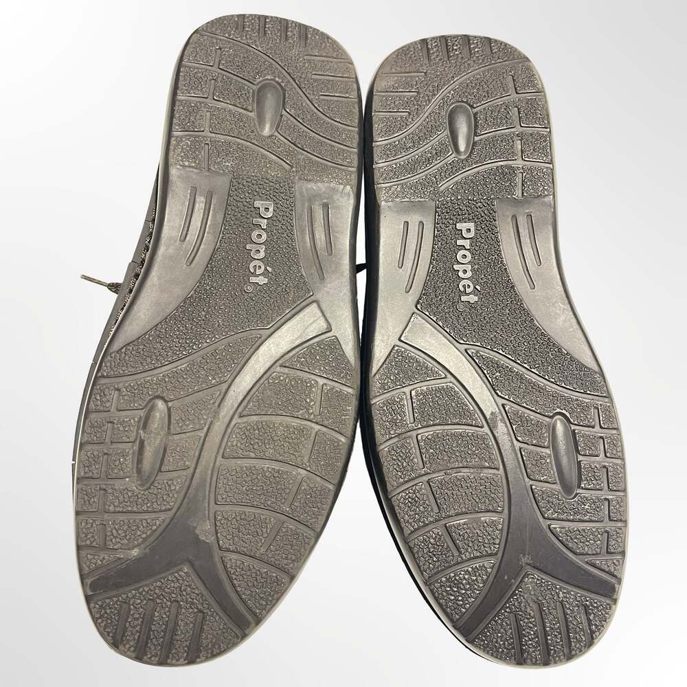 Propét Men's Brown Leather Comfort Casual Walking Shoes - Picture 3 of 8